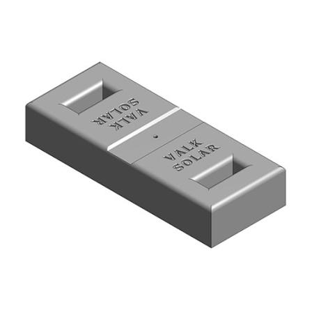 Estructura VAN DER VALK Bloque de lastre de hormigón 20 kg de la categoría solar