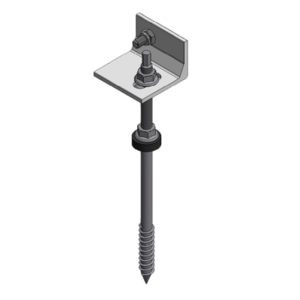 Estructura VAN DER VALK Varilla roscada Madera/hormigon M10x250mm + L-adapter de la categoría solar