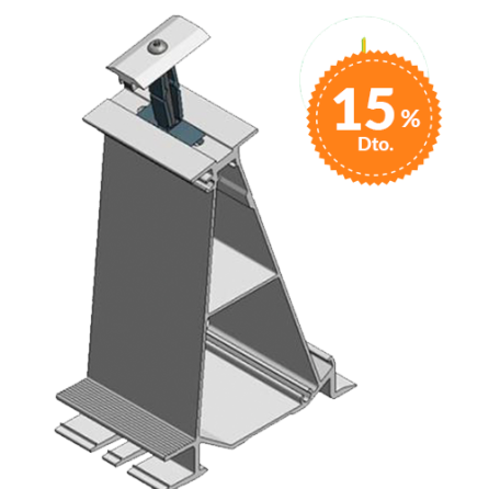 Comprar VAN DER VALK Pie trasero Al ValkPro+ L15° lateral