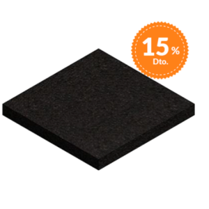 Comprar VAN DER VALK Almohadilla de goma 100x100x10mm