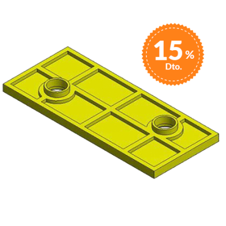 Comprar VAN DER VALK Placa relleno 3mm de plást. Smartline