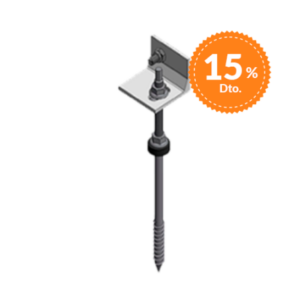 Comprar VAN DER VALK Varilla roscada Madera/hormigon M10x300mm + L-adapter