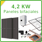 Kit solar 4,2 kW con paneles bifaciales