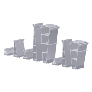 Estructura SCHLETTER FixZ-10 Perfil central con conector 96mm de la categoría solar