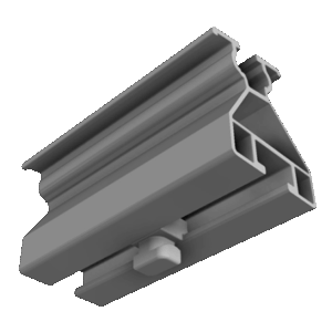 Estructura SCHLETTER FixZ-10 Perfil inferior con conector 96mm de la categoría solar