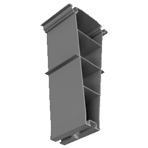Estructura SCHLETTER FixZ-15 Perfil central con conector 96mm de la categoría solar