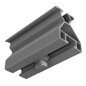 Estructura SCHLETTER FixZ-7 Perfil inferior con conector 96mm de la categoría solar