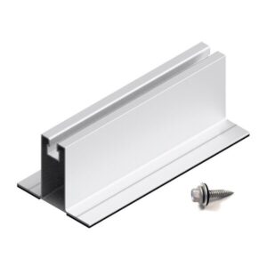 Estructura SUNFER S07 Raíl corto para anclaje directo a cubierta sandwich (2pcs) (S07-2) de la categoría solar